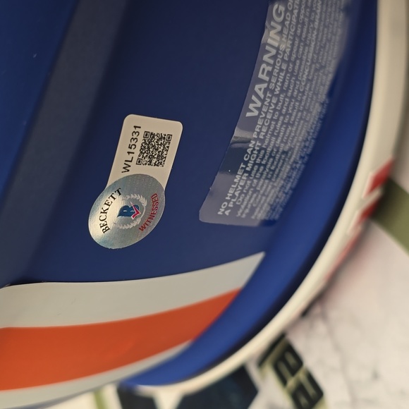 Kyle Pitts Signed Full Size Authentic College Helmet - Picture 3 of 4